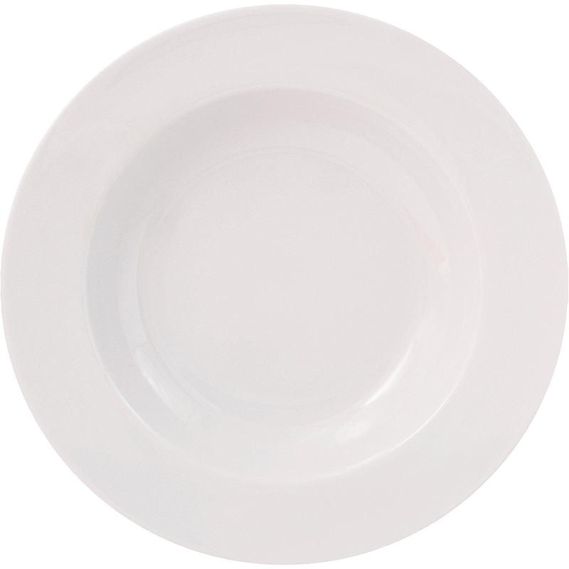 Cuisine Tallerken ø 21,7 cm dyp hvit porselen
