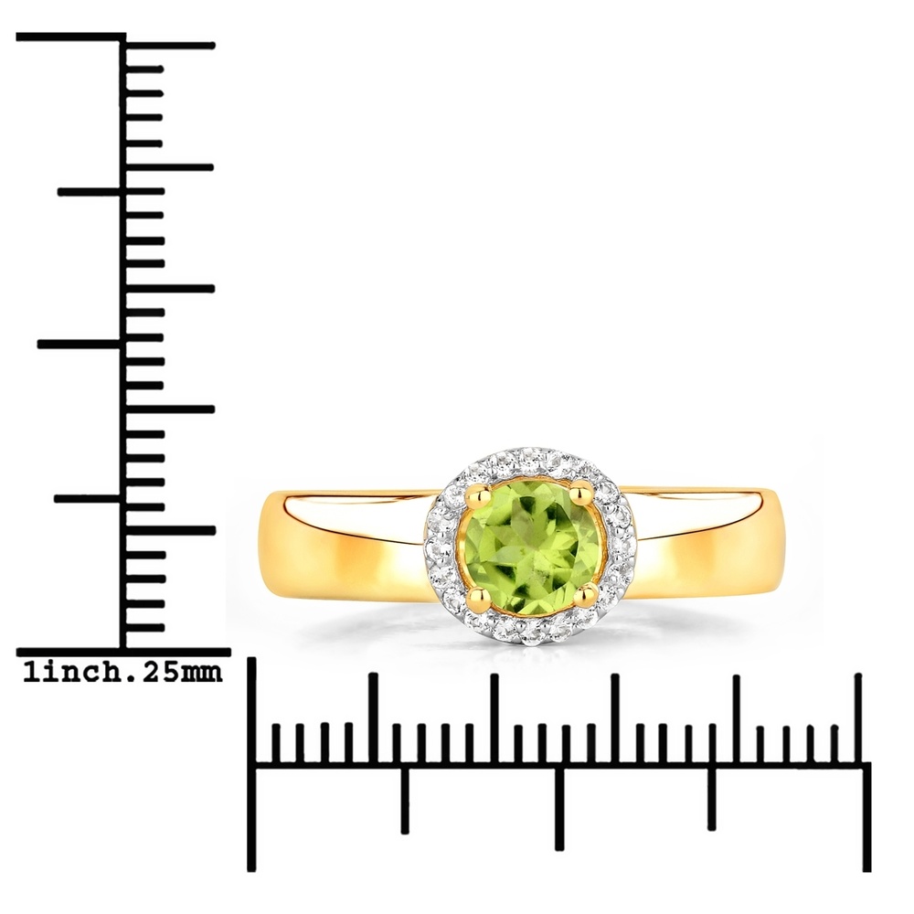 Rafaela Donata Bague Argent sterling Vert en Or jaune Bague