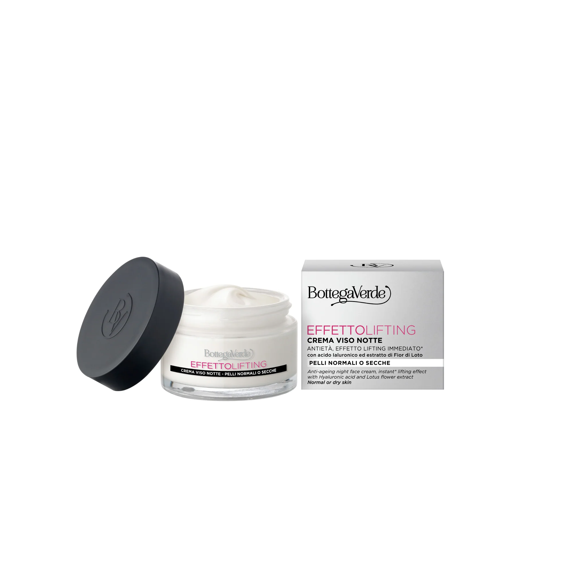 Crema facial de noche con efecto lifting - Tratamiento nocturno reafirmante