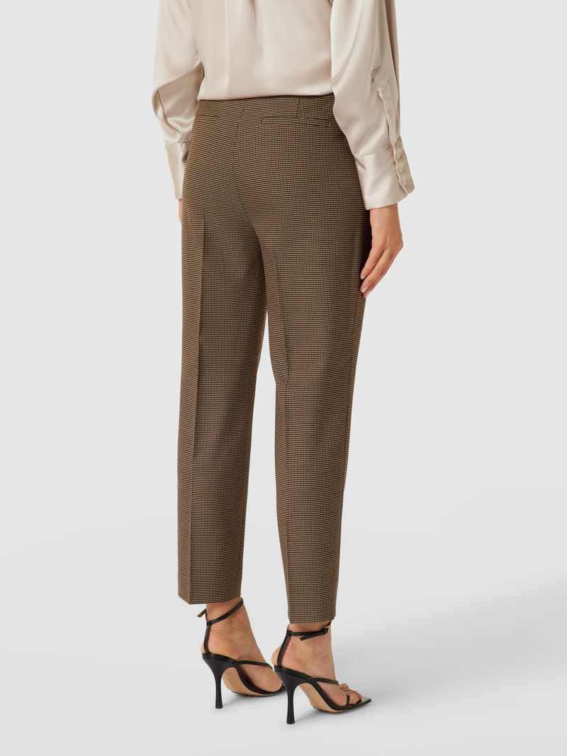 Hose mit Allover-Muster in camel