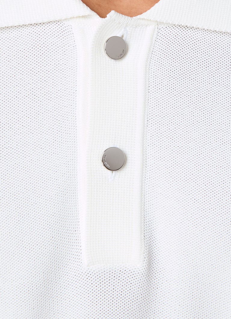 Jacquemus Regular fit polo with texture