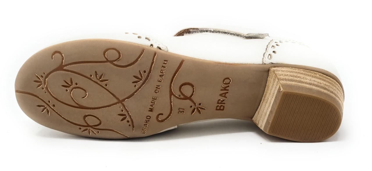 BRAKO Ballerinas weiss