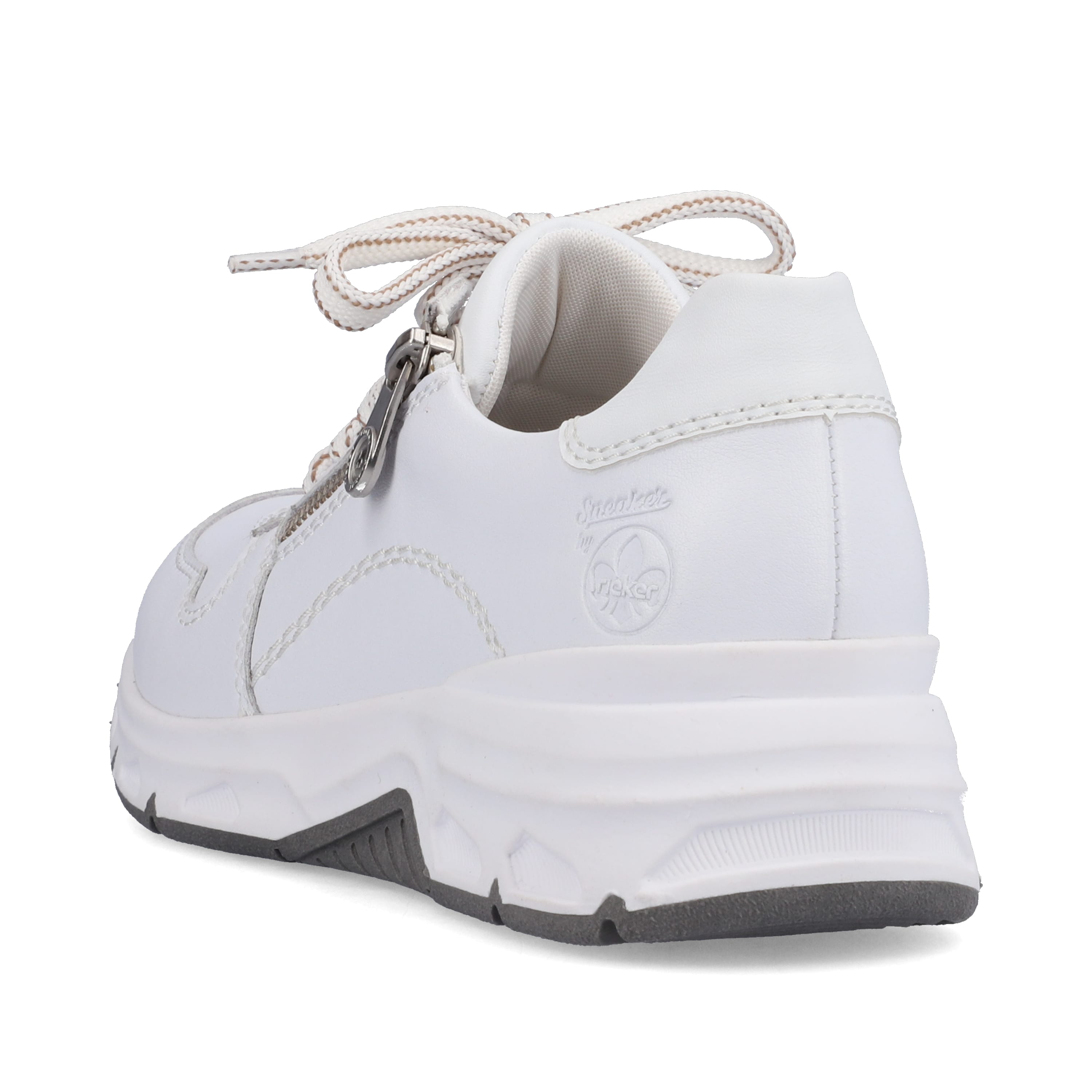 Rieker Damen Sneaker Low kristallweiß