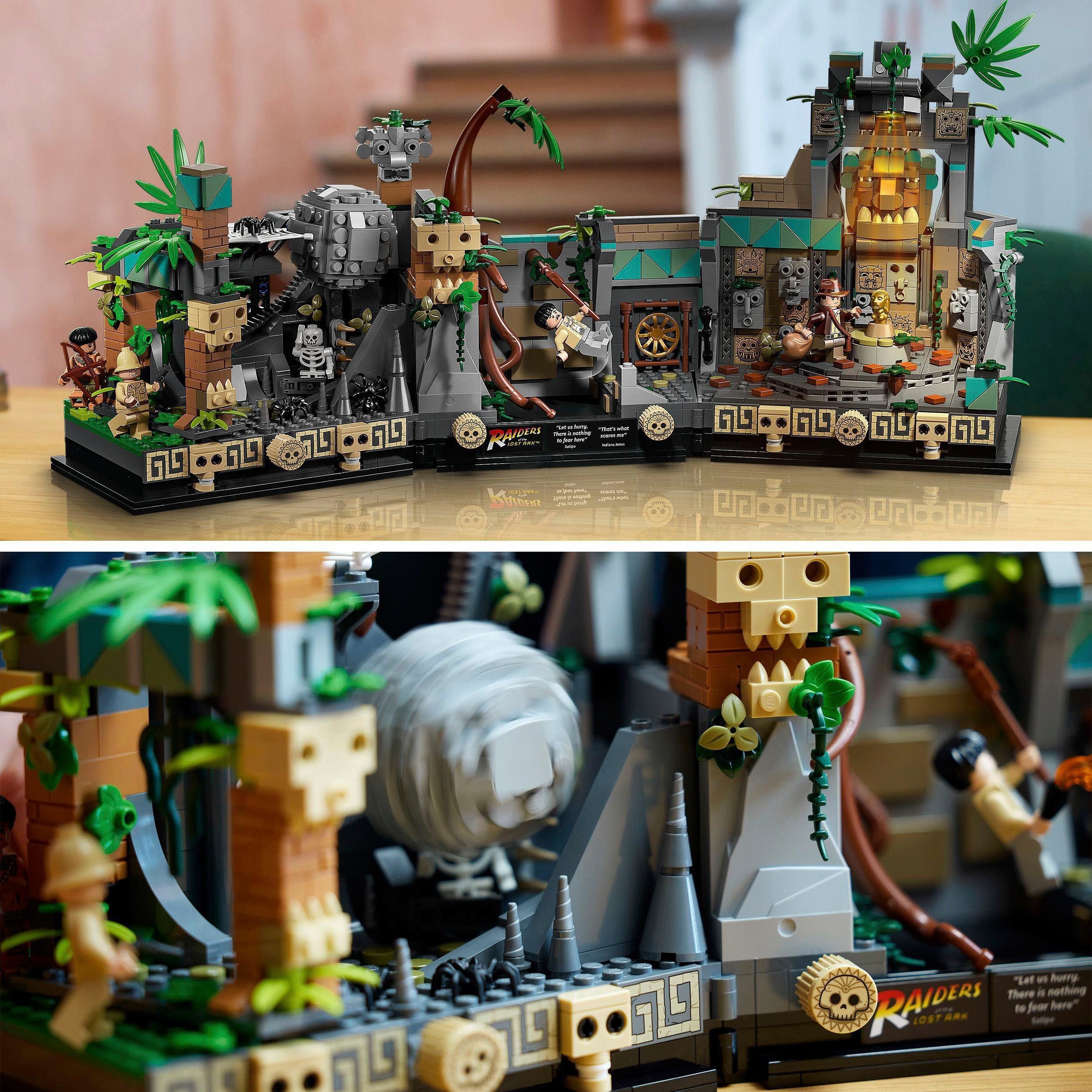 LEGO® Konstruktionsspielsteine Tempel des goldenen Götzen (77015), LEGO® Indiana Jones, (1545 St), Made in Europe