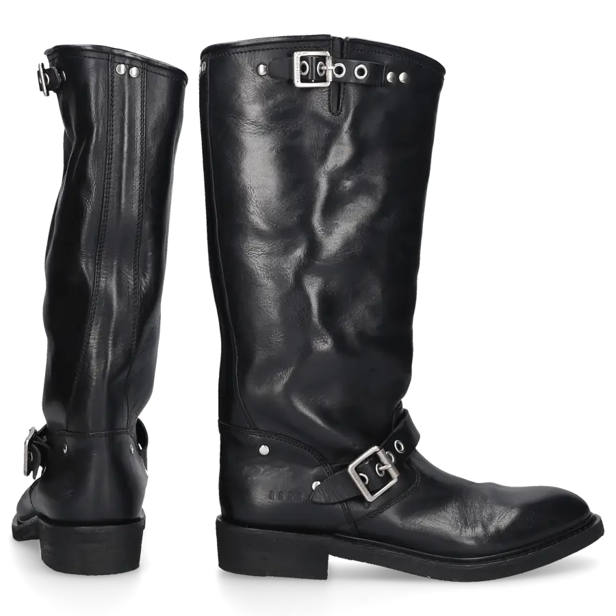 Golden Goose - Stiefel Schwarz ALTO Kalbsleder - schwarz
