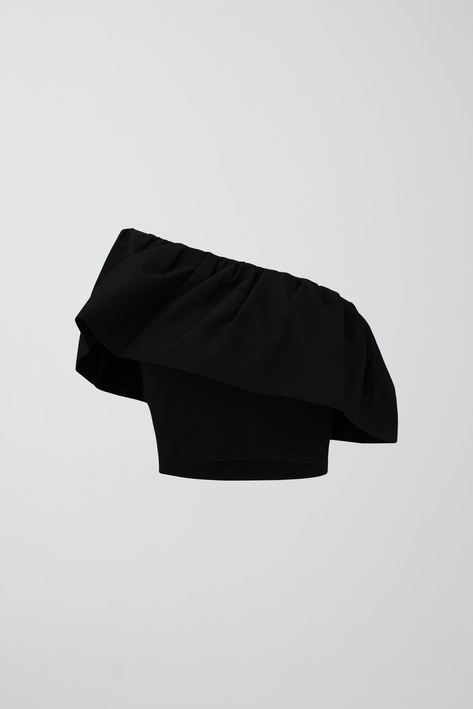 Cropped one shoulder singlet
