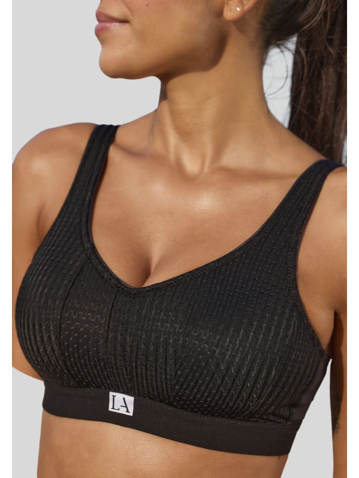 LASCANA ACTIVE Sport-BH in schwarz günstig kaufen