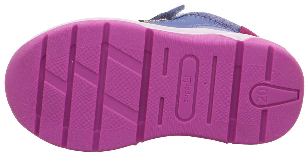 COOPER - Blau/Pink Sneaker low mit Klettverschluss