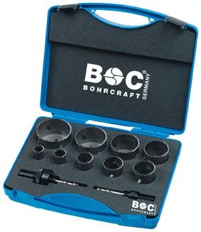 Jeu de 11 scies cloches sanitaires HSS Bohrcraft 19001330009 RLS9