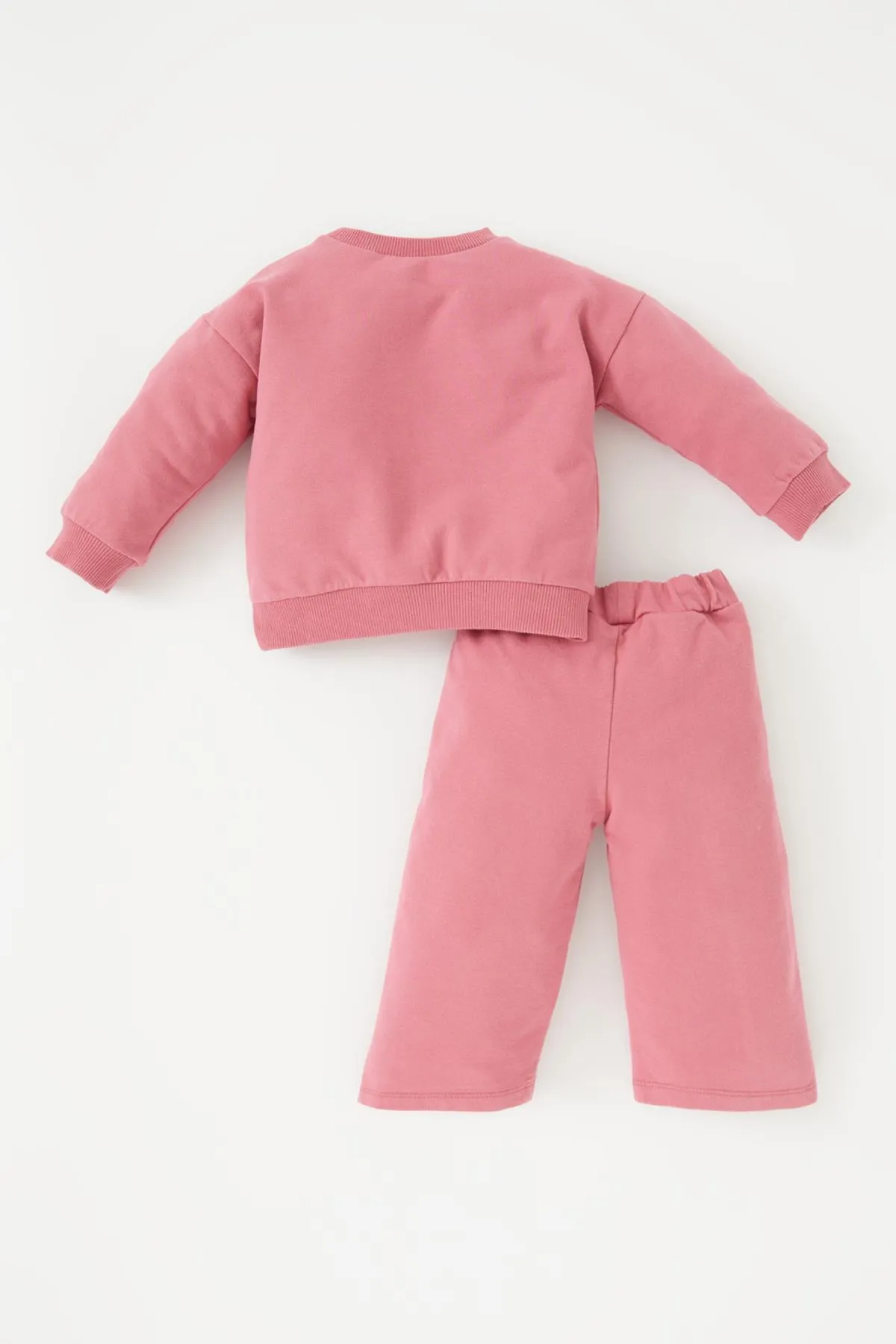 DeFacto  Baby-Mädchen-Sweatshirt-Jogginghose, 2er-Set
