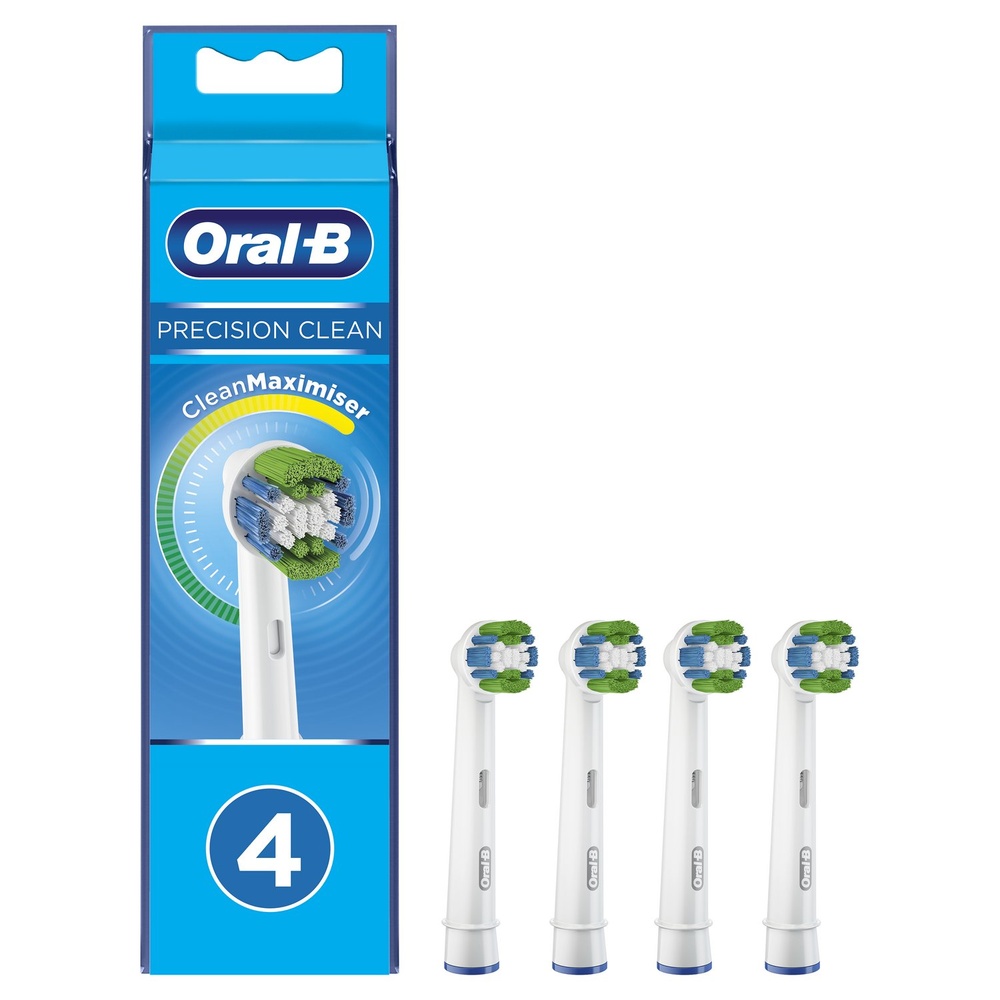 oral-b Oral-B Precision Clean Brossette Avec CleanMaximiser, 4 Brossettes De Rechange