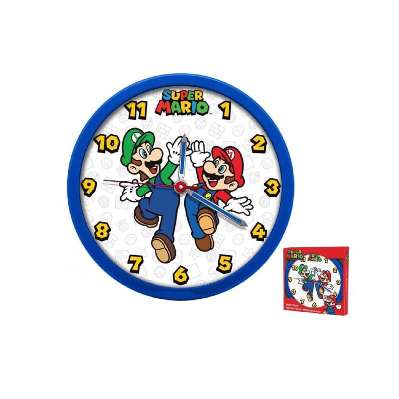 COFI 1453 Super Mario analoge Wanduhr 25cm: Der Blickfang für jedes Gamer-Zimmer