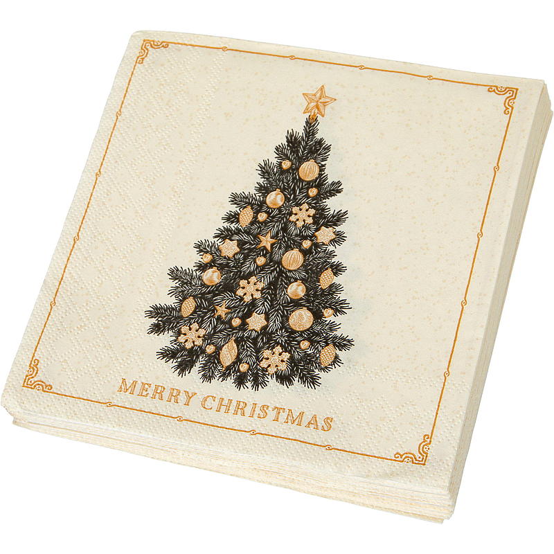 Vie Eco Servietter 20-pk 33x33 cm, julemotiv
