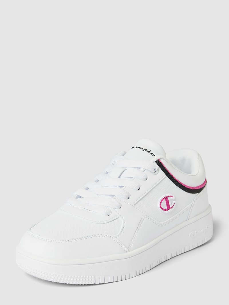 Sneaker mit Label-Details Modell 'Rebound low' in weiß