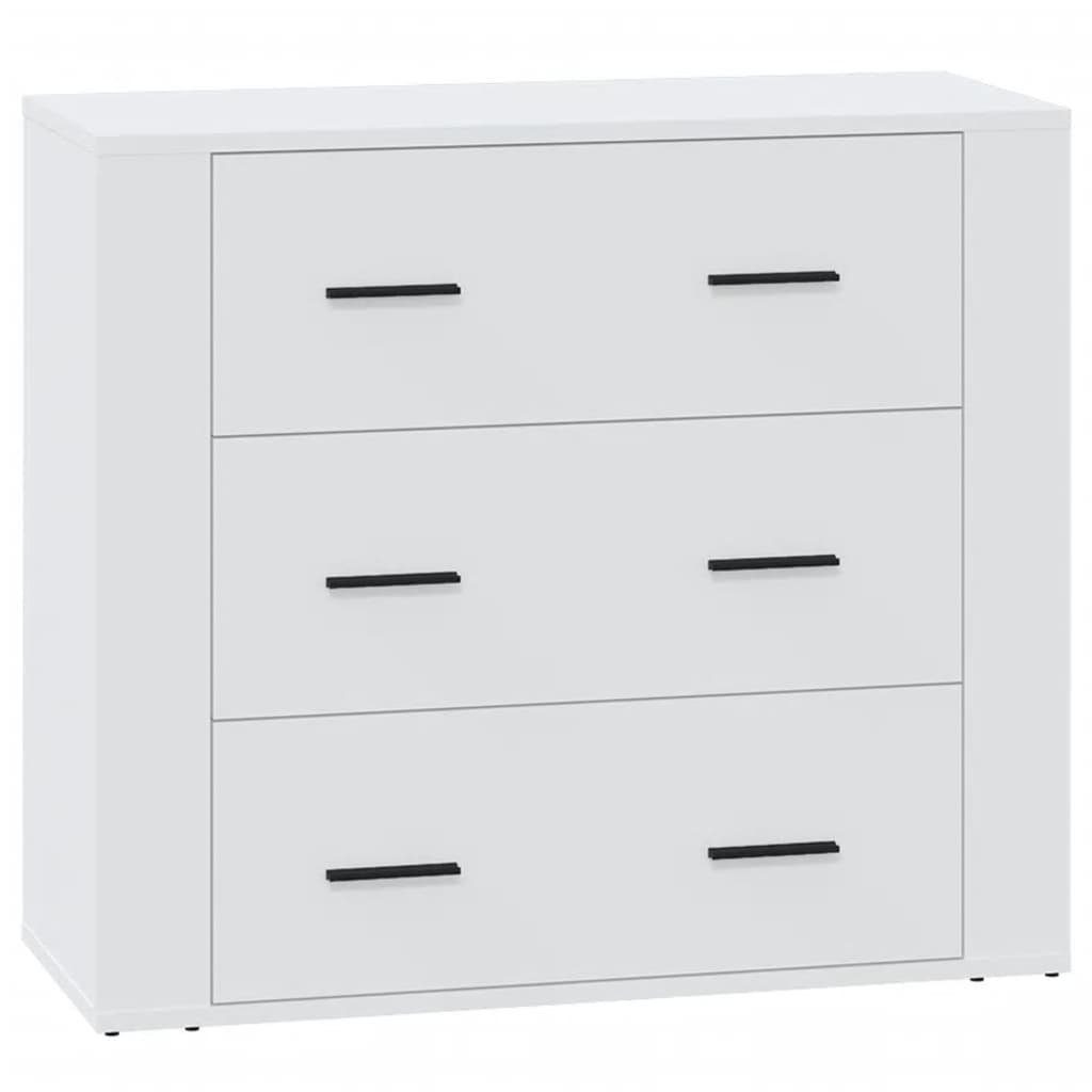vidaXL Sideboard Sideboard Weiß 80x33x70 cm Holzwerkstoff (1 St)