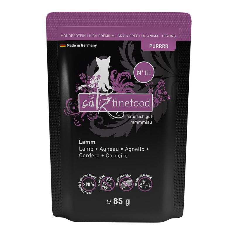 Probierpaket catz finefood Purrrr Pouches zu TOP-Preisen | bitiba