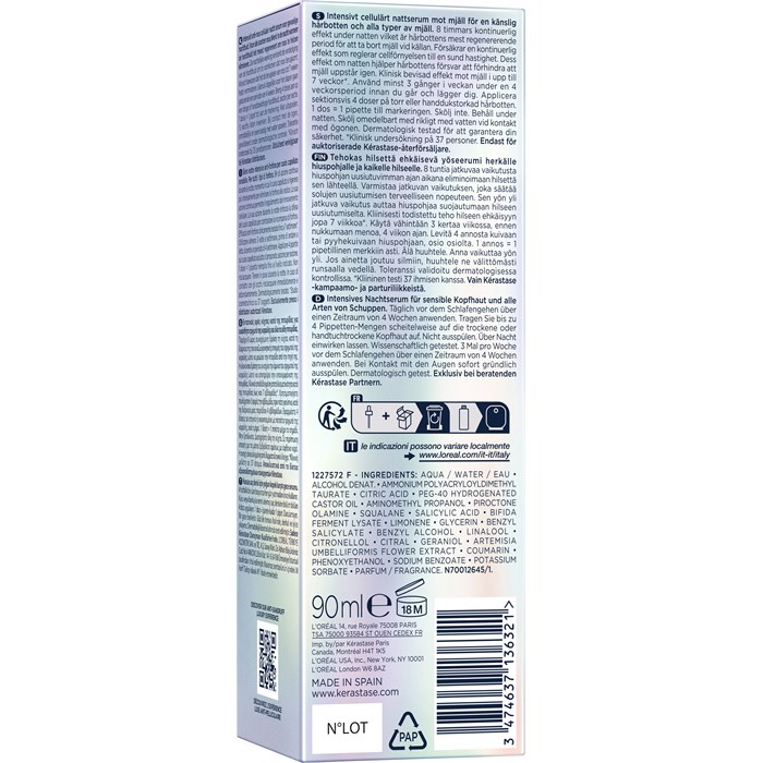 Sérum Cellulaire Nuit Anti-Pelliculaire Intensif
