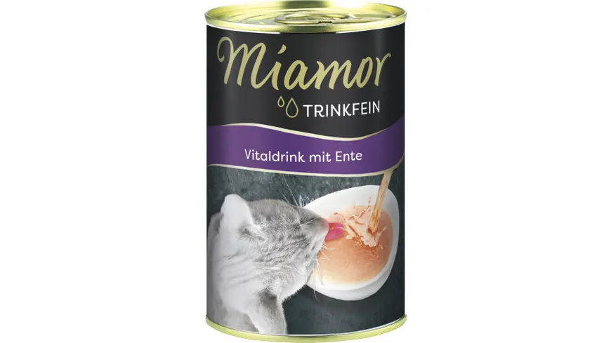 Miamor Katzensnack Trinkfein - Vitaldrink mit Ente 135 ml