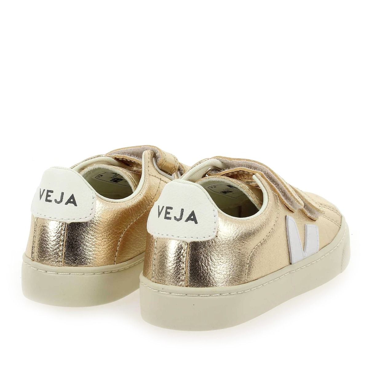 Veja  SMALL-ESPLAR-VELCRO - Platine Blanc