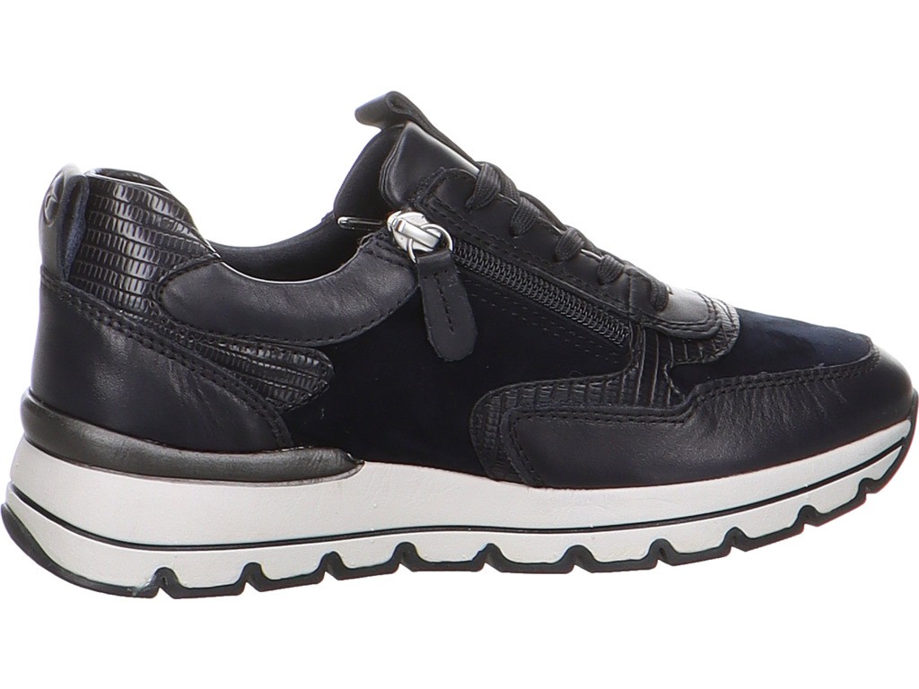 TAMARIS Freizeit Schnürer blau Comfort
