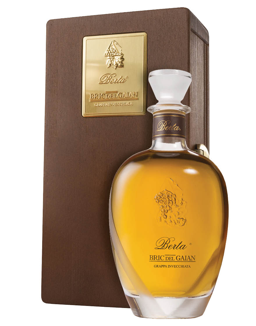 Grappa di Moscato Invecchiata Bric del Gaian 2015 Berta 0,7 ℓ, Caisse bois