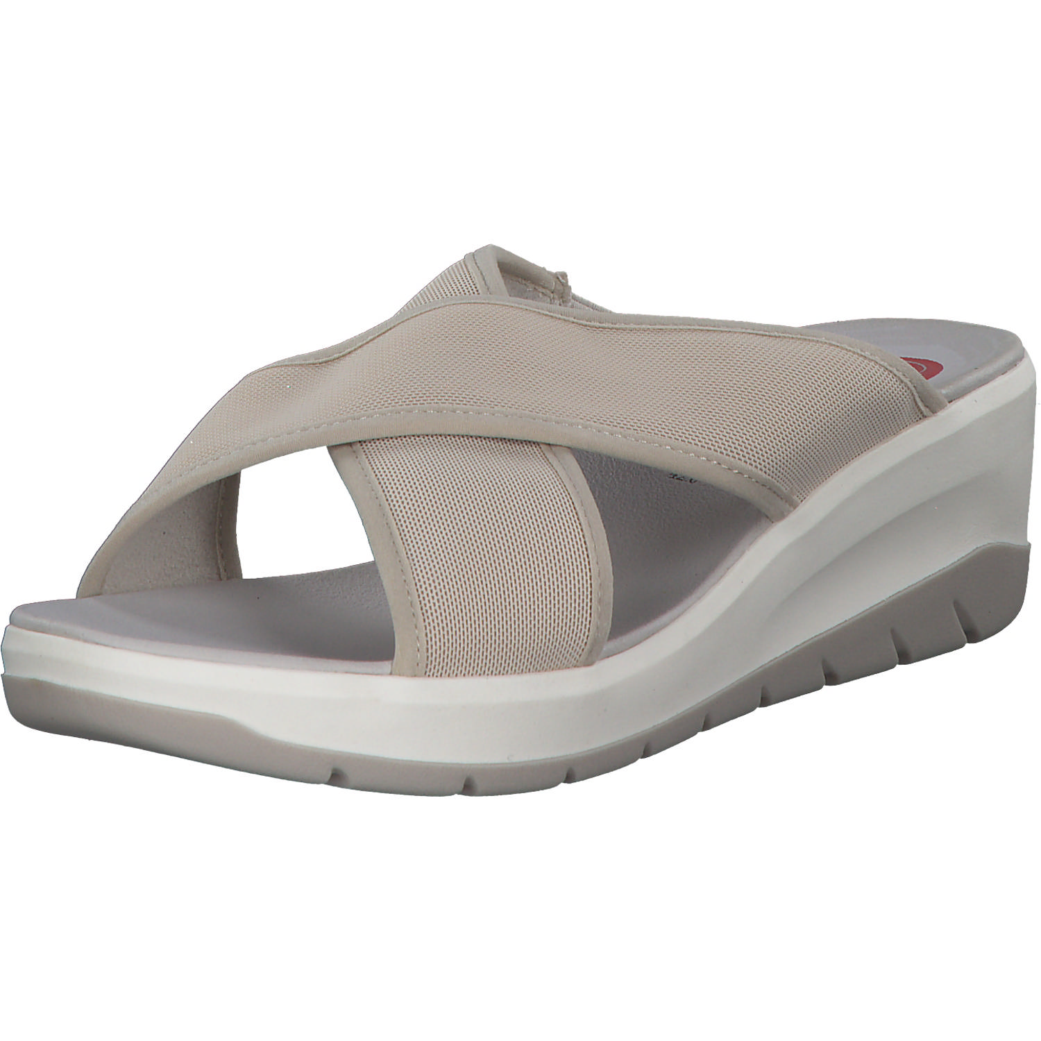 Jana Shoes 27260, Plateau-Pantoletten, Damen, LT.GREY