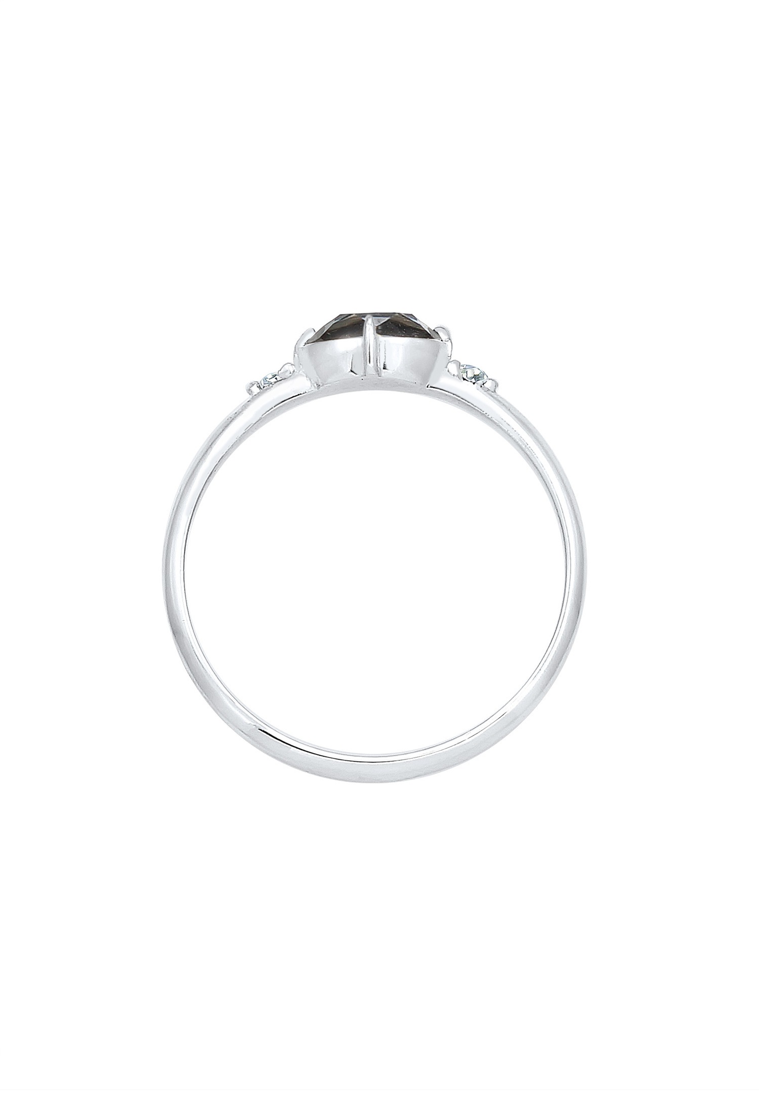 Ceas Elli pentru femei, simplu și elegant, cu cristale din argint 925