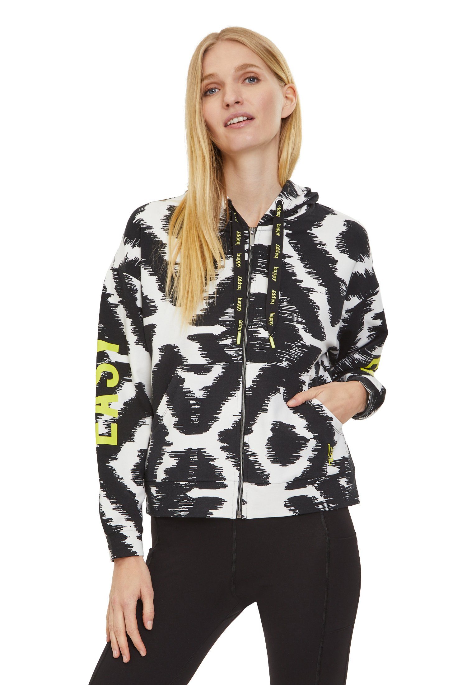 Betty Barclay Trainingsjacke mit Kapuze Druck