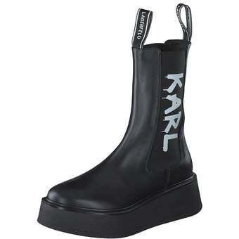 Karl Lagerfeld Zephyr Midi Gore Boot in schwarz