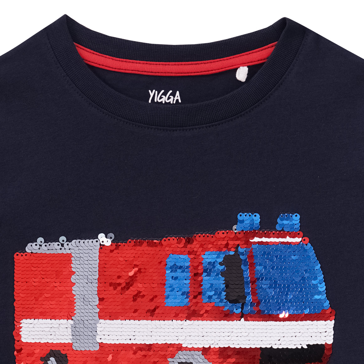 Jungen Langarmshirt mit Wendepailletten