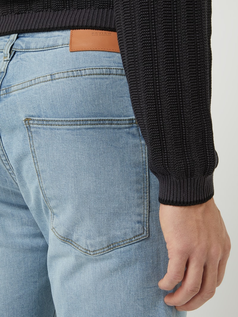 Skinny Mom Fit Jeans mit Stretch-Anteil in hellblau