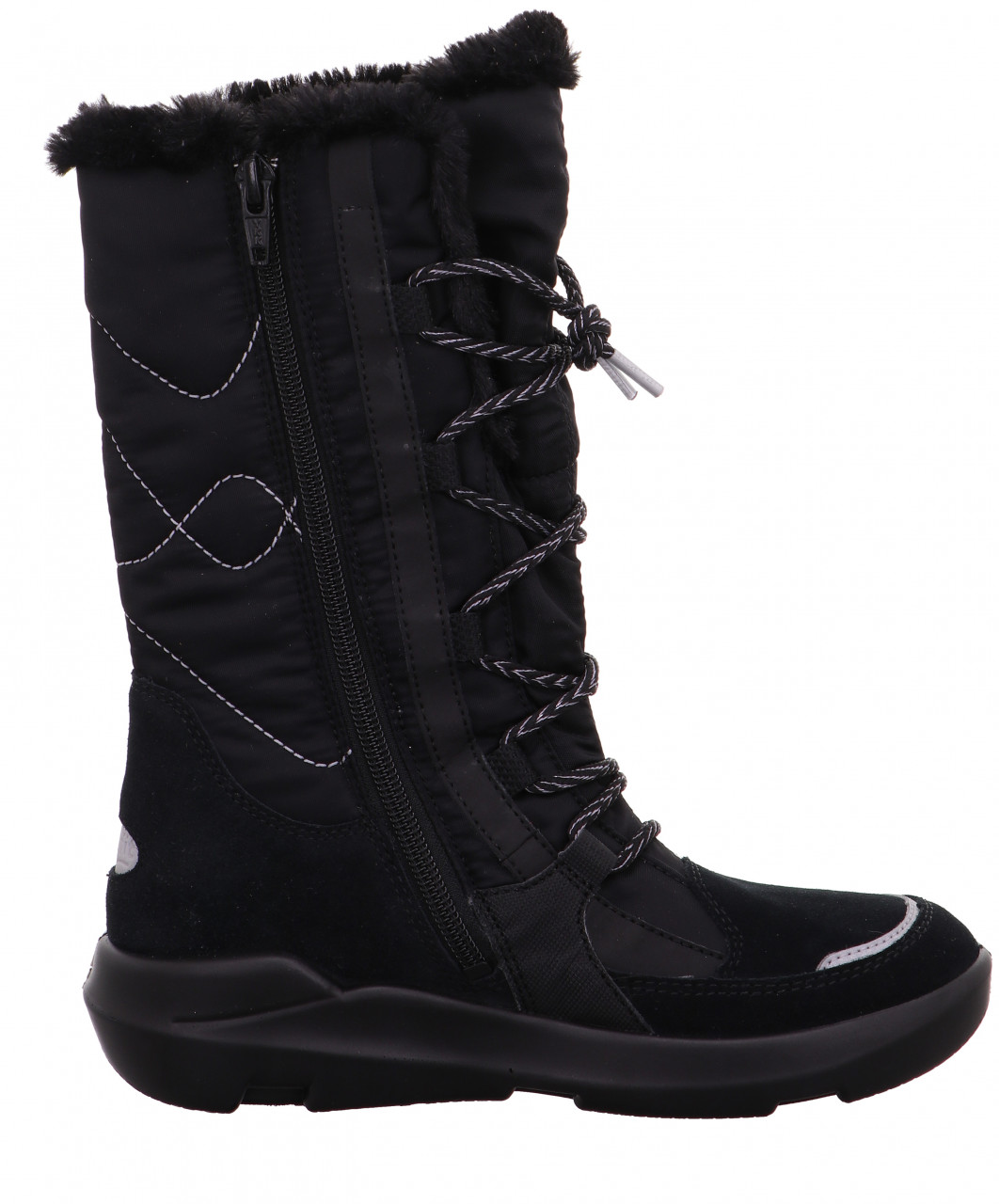 TWILIGHT - Schwarz Stiefel mit Reißverschluss