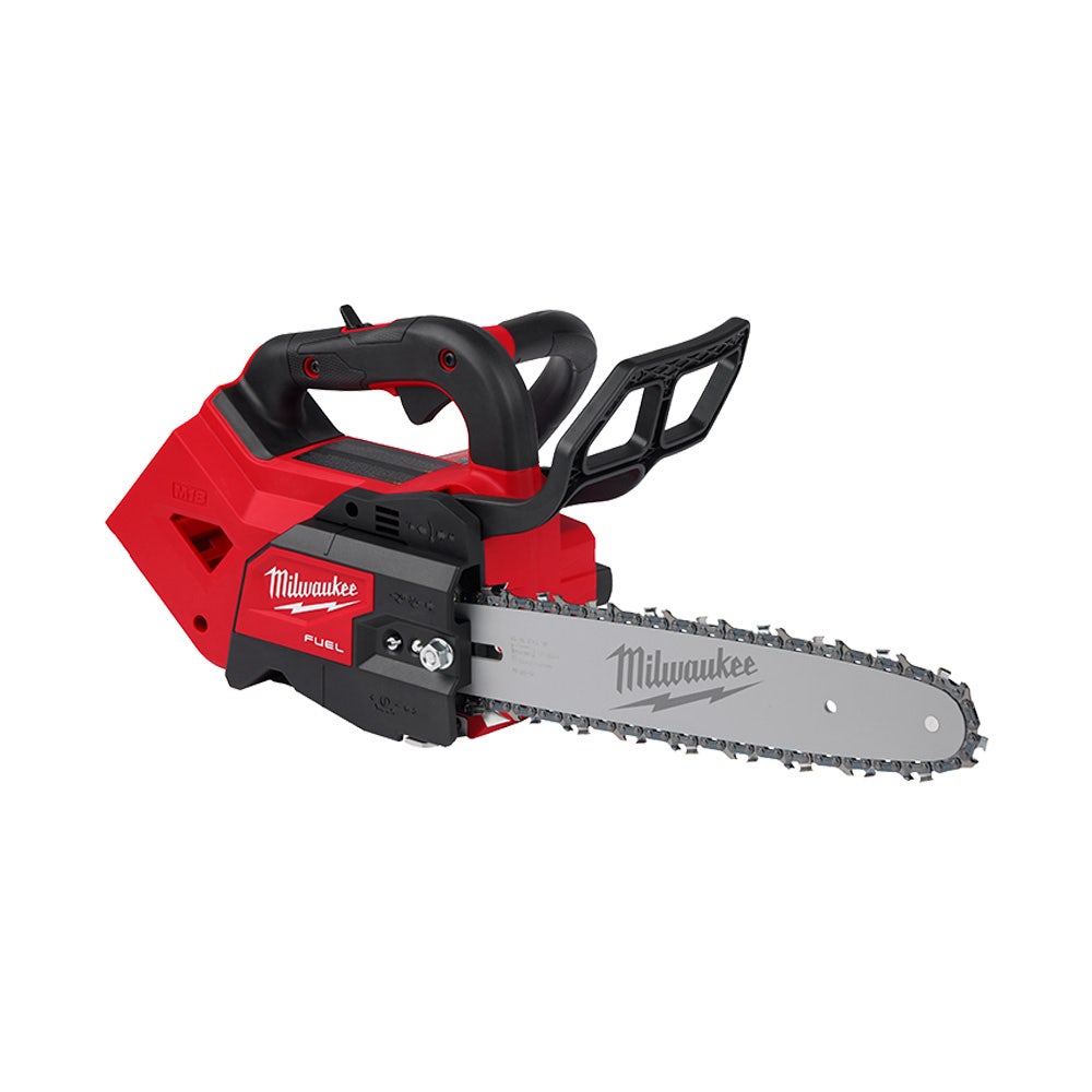 Kit de motosserra MILWAUKEE FUEL™ 18V com 2 baterias de 8,0 Ah e cabo superior de 305 mm (12 pol.) M18FTCHS12802