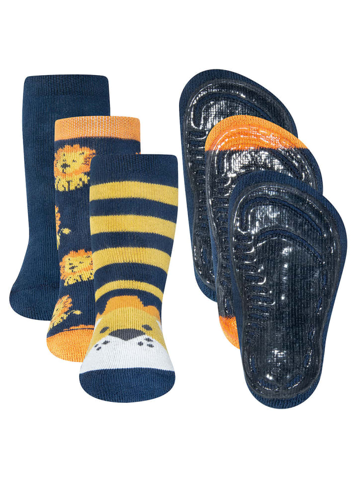 ewers Stoppersocken 3er Pack Löwe in bunt günstig kaufen