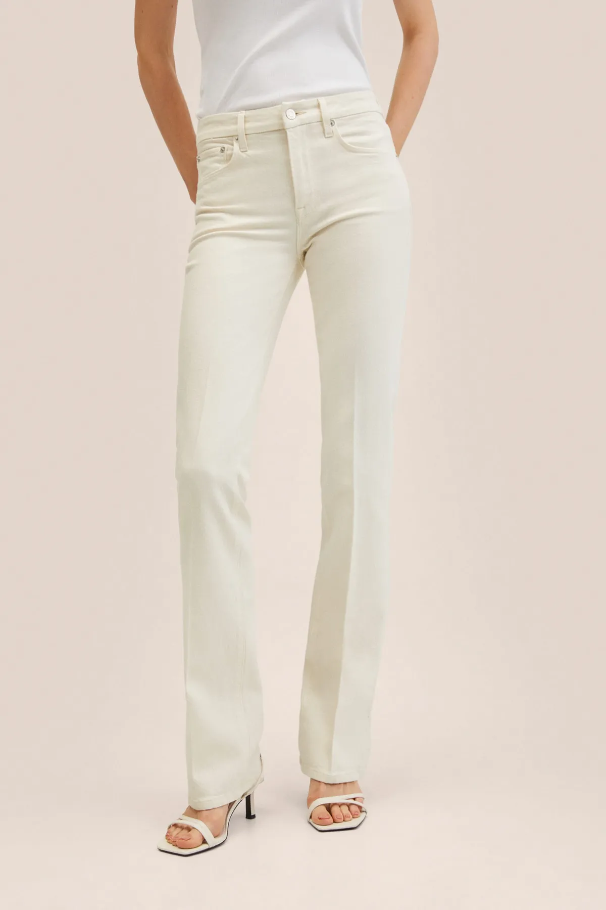 MANGO  27013267 Damen/Mädchen Ecru