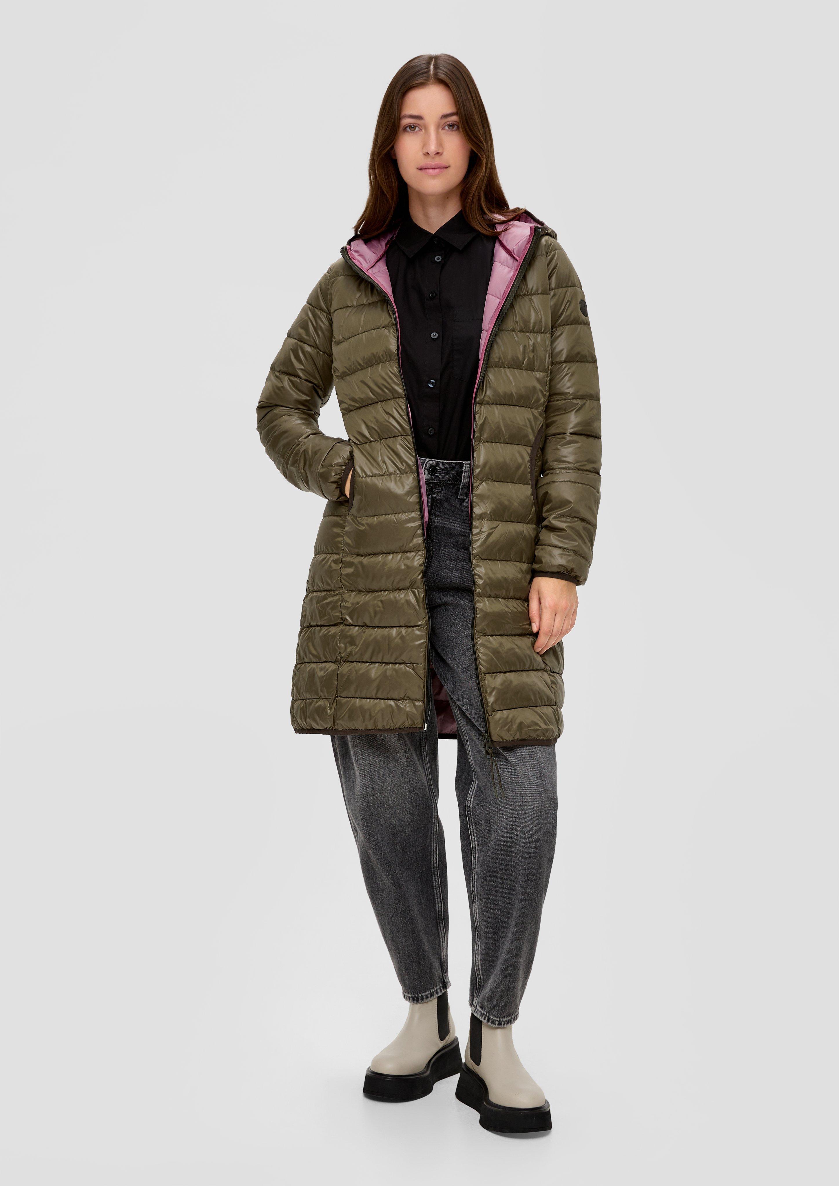 Steppmantel mit Kapuze  2130038-7969
