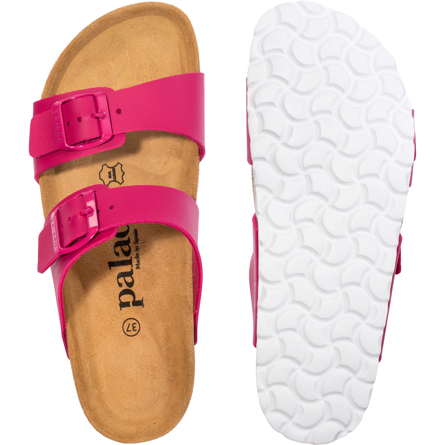 Palado Samos PF, Pantoletten, Damen, Matt Fuchsia