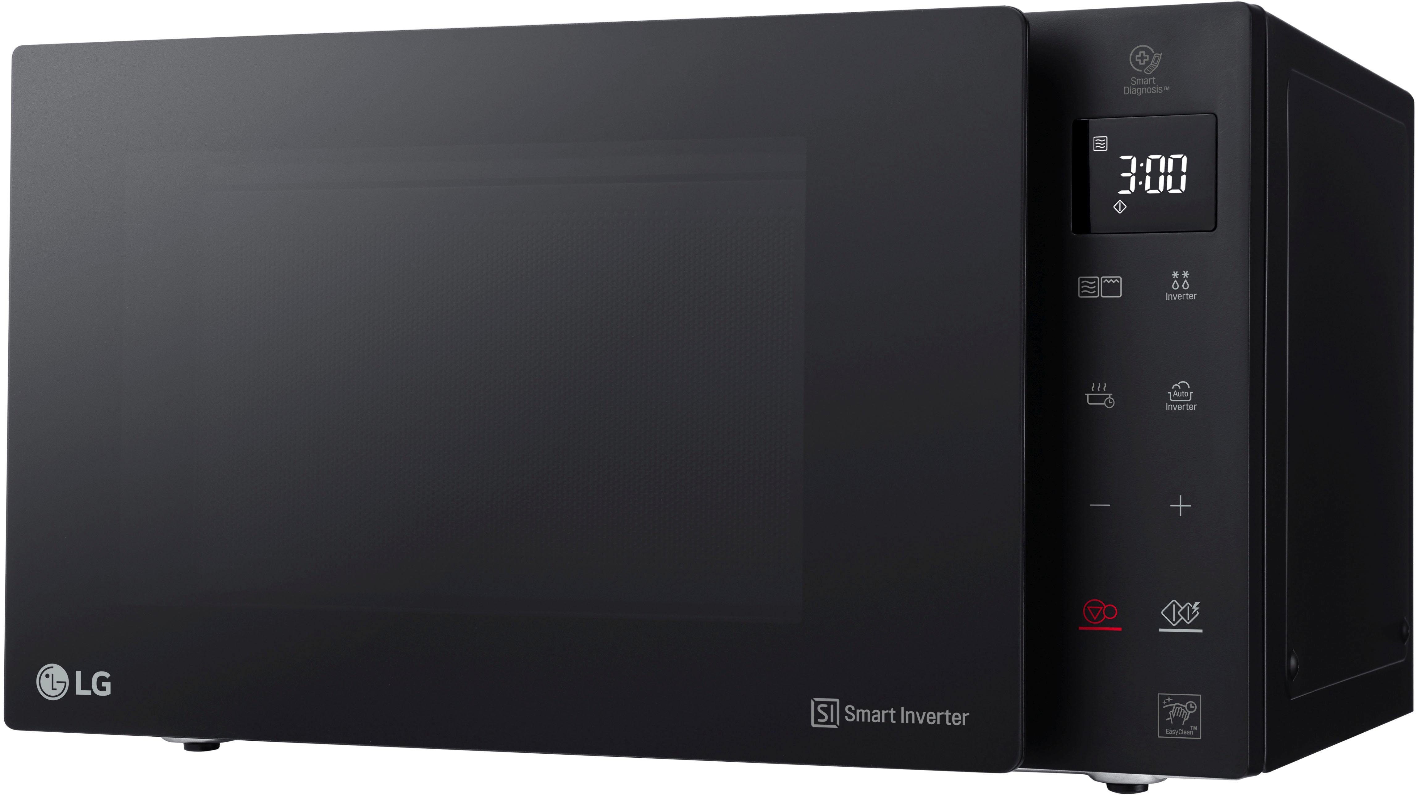 LG Mikrowelle MH 6535 GIS, Grill, 25 l, Smart Inverter Technologie, echte Glasfront