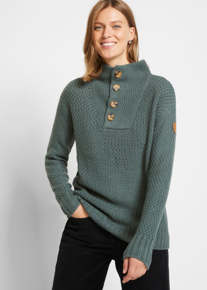 Troyer Pullover mit Struktur