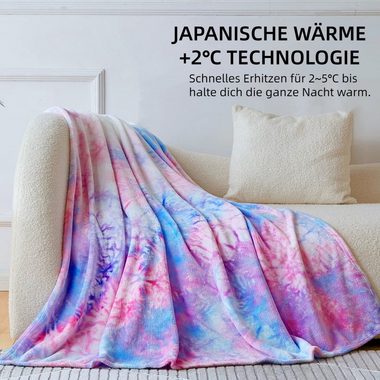 Kinderdecke Kuscheldecke für Kinder, Sofadecke, Tagesdecke, Wohnzimmerdecke, Avoalre, 76 x 102 Regenbogen-Überwurf für Mädchen, oder Geschenk für Kinder