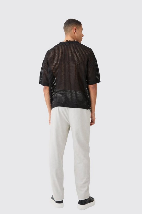 Oversize T-Shirt in Schwarz