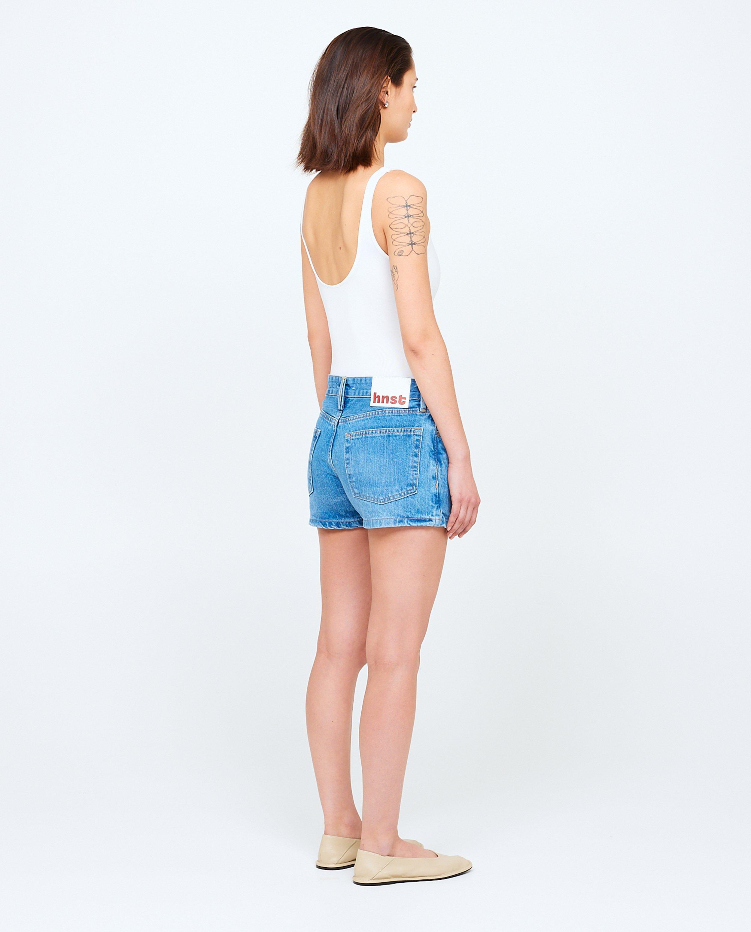 HNST Blå jeansshorts blå