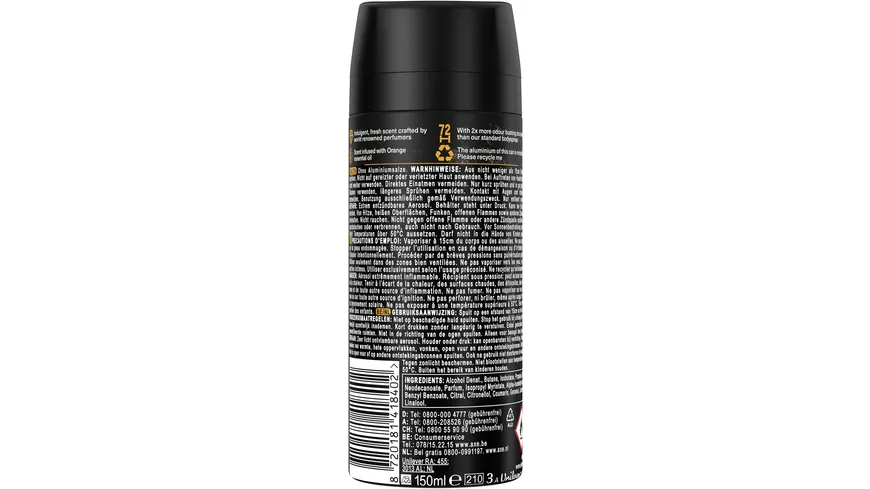 AXE Black Vanilla Deodorant Bodyspray 150 ml