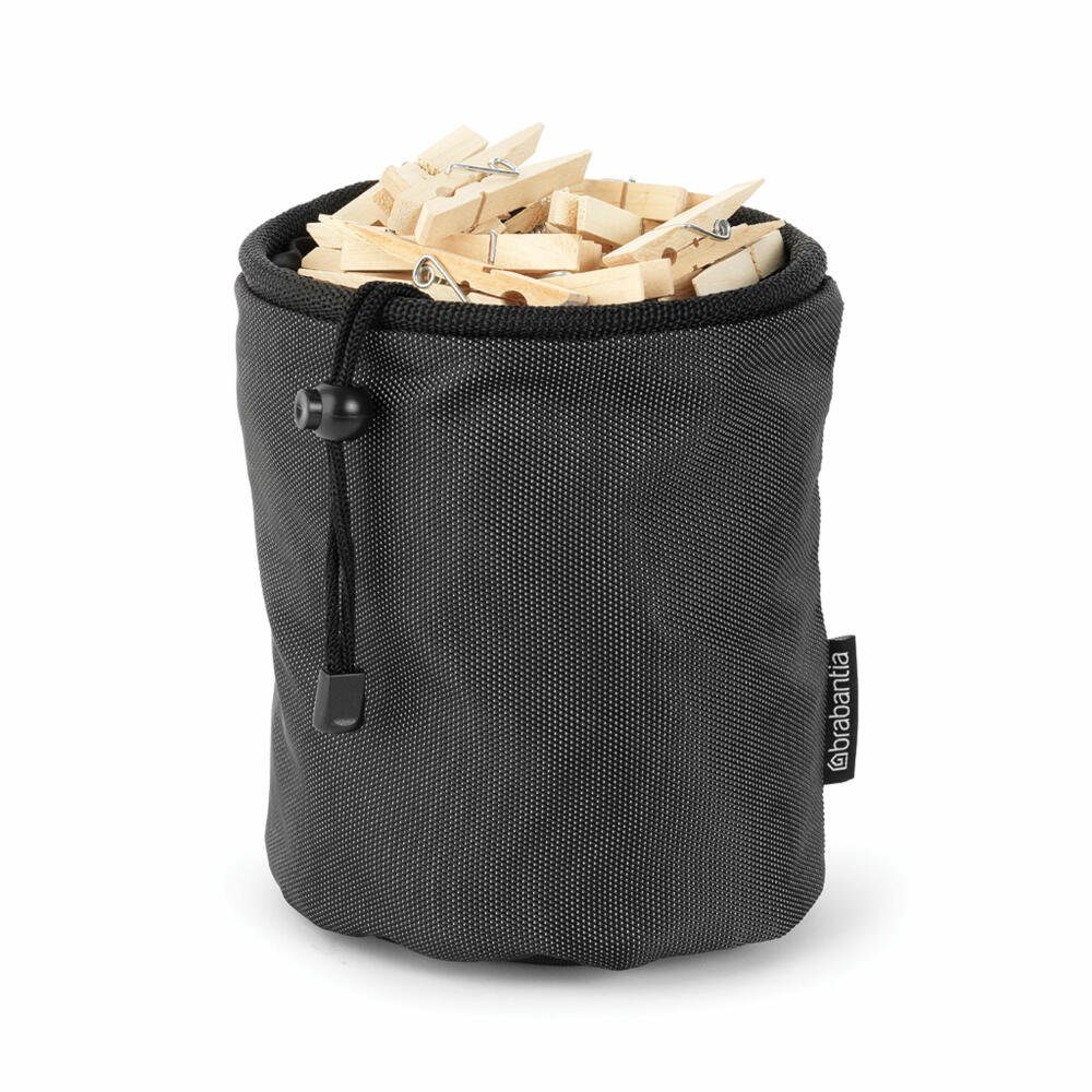 Brabantia Wäschesäckchen Wäscheklammerbeutel Premium Black