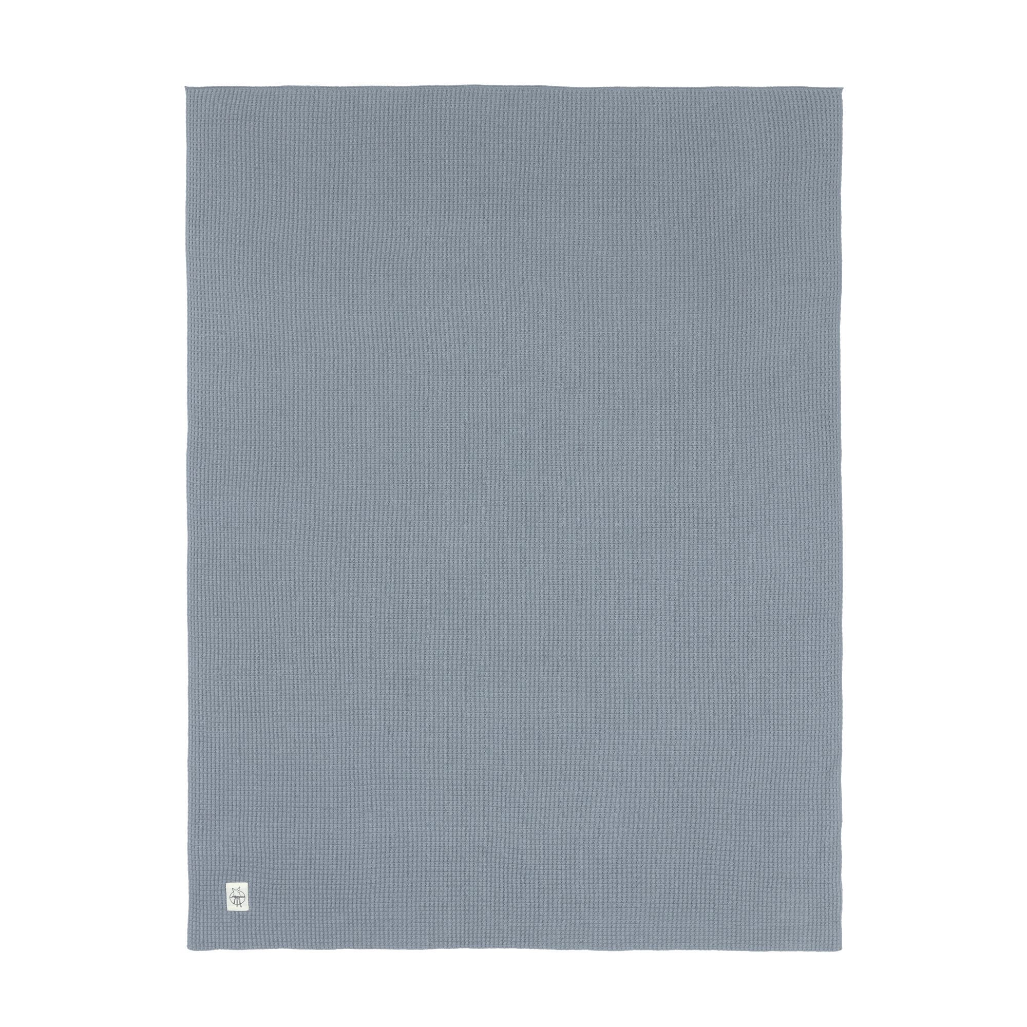 Babydecke - Bio Baumwolle, Nubs, Blau