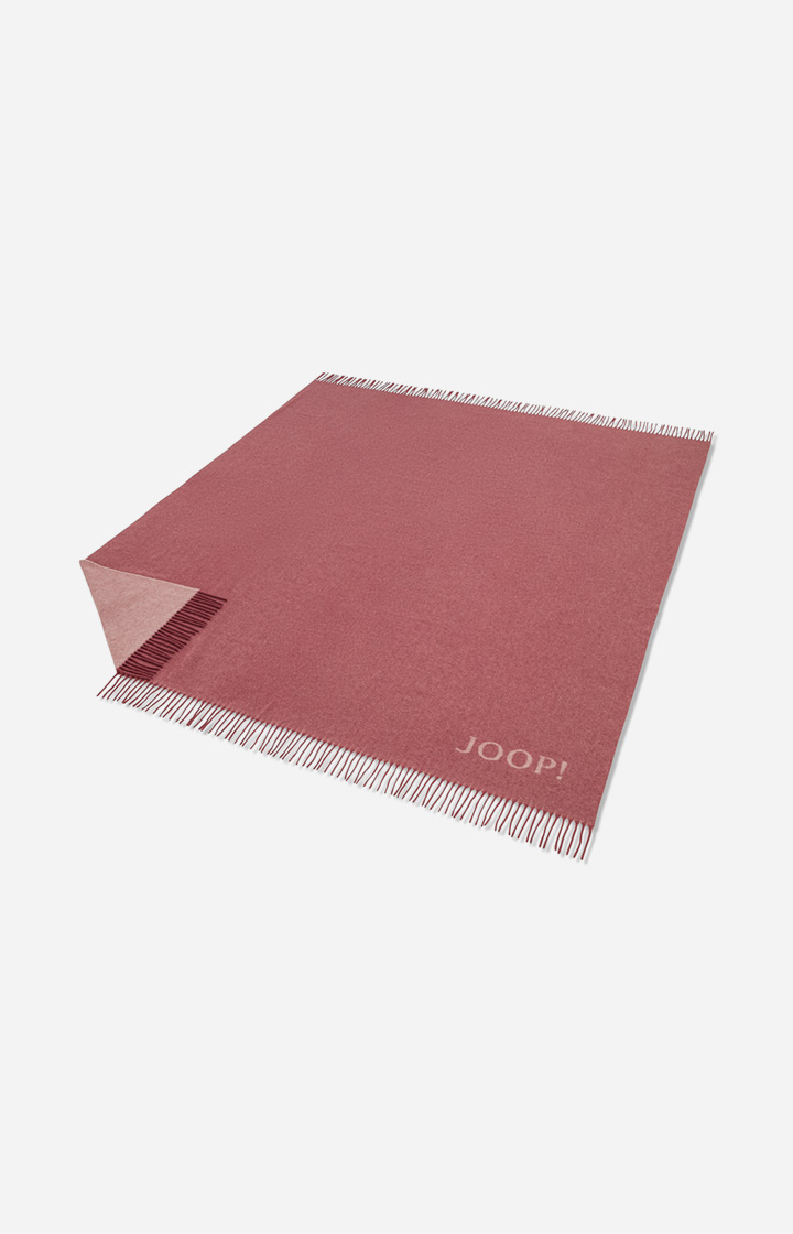 Plaid JOOP! FINE-DOUBLEFACE in Rouge-Nude