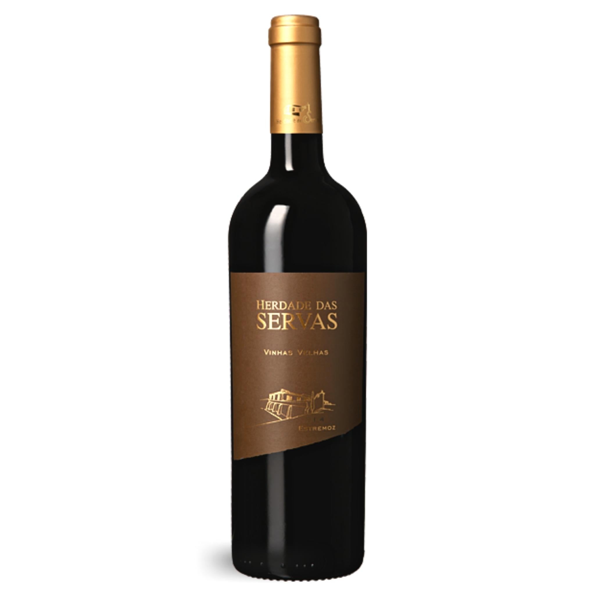 HERDADE DAS SERVAS VINHAS VELHAS ROTWEIN 2017  (3er-Set mit edler Weinkiste)