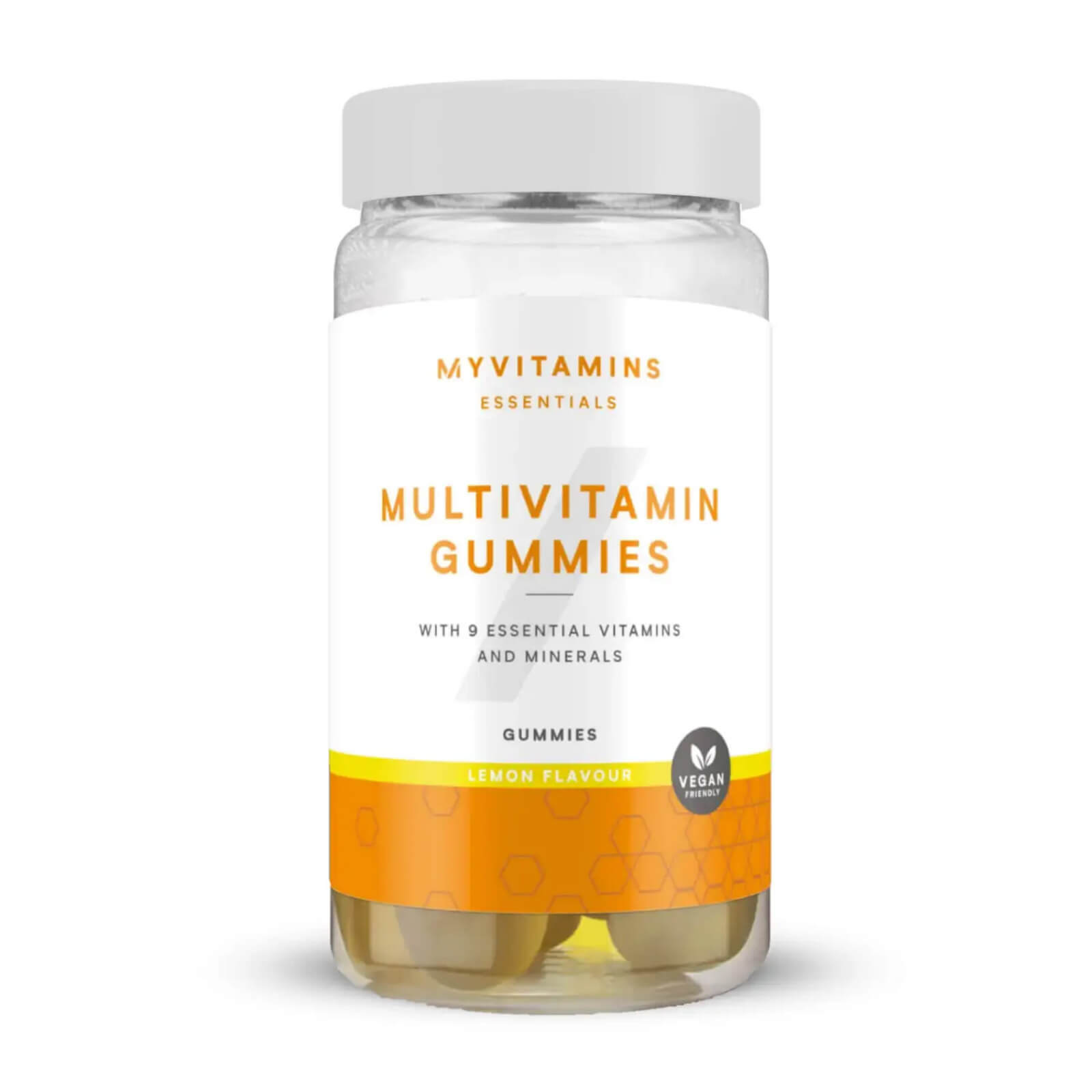 Myvitamins Vegan Multvitamin Gummies, Lemon, 60 Gummies