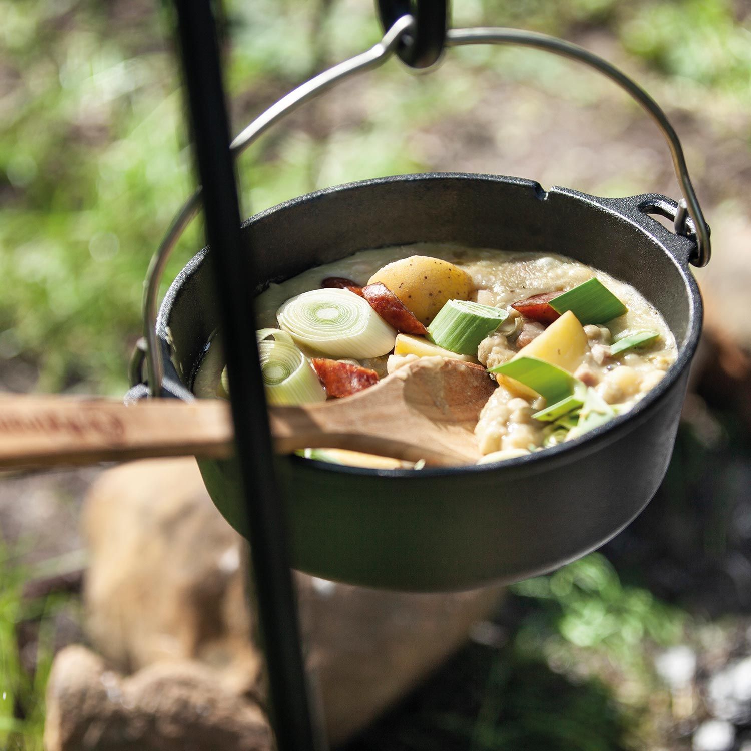 Dutch Oven Feuertopf ohne Standfüße