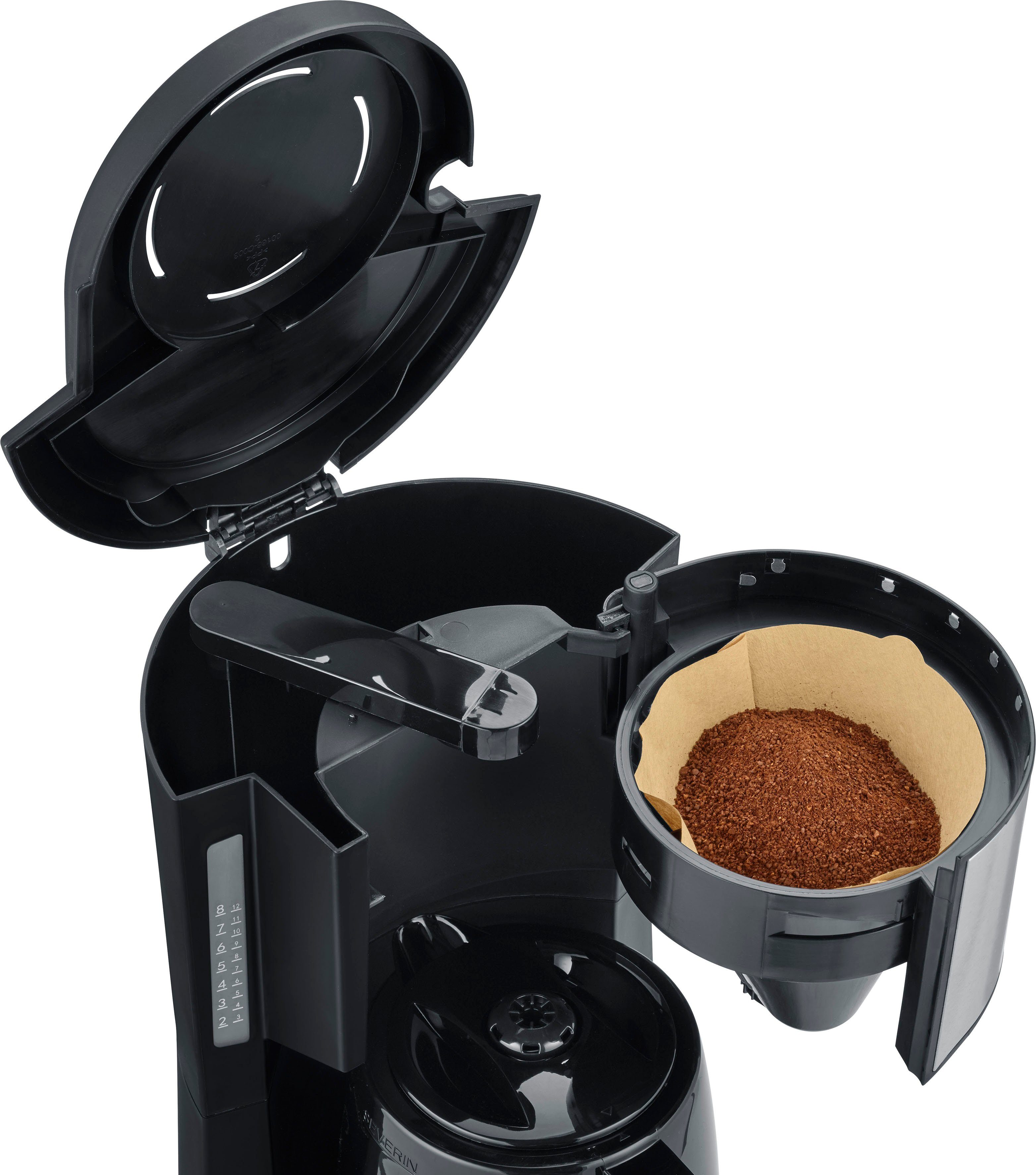 Severin Filterkaffeemaschine KA 9308, mit 2 Thermokannen, 1l Kaffeekanne, Papierfilter 1x4, mit 2 Thermokannen